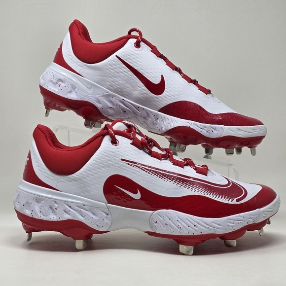 Nike Alpha Huarache Elite 4 Low Men's Size 8.5 Baseball Cleats FD2745-109 New - Picture 2 of 10